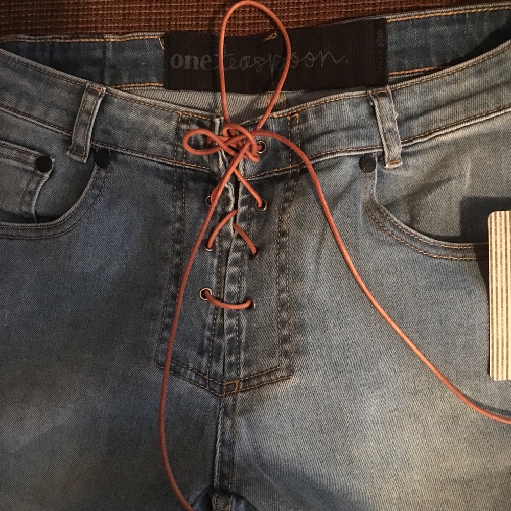 One teaspoon Flared lace front Jeans